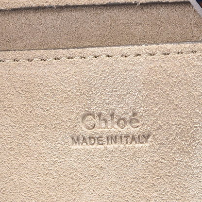 Chloe Smooth Calfskin Suede Patchwork Studded Small Pixie Bag Motty Grey 6 of 9