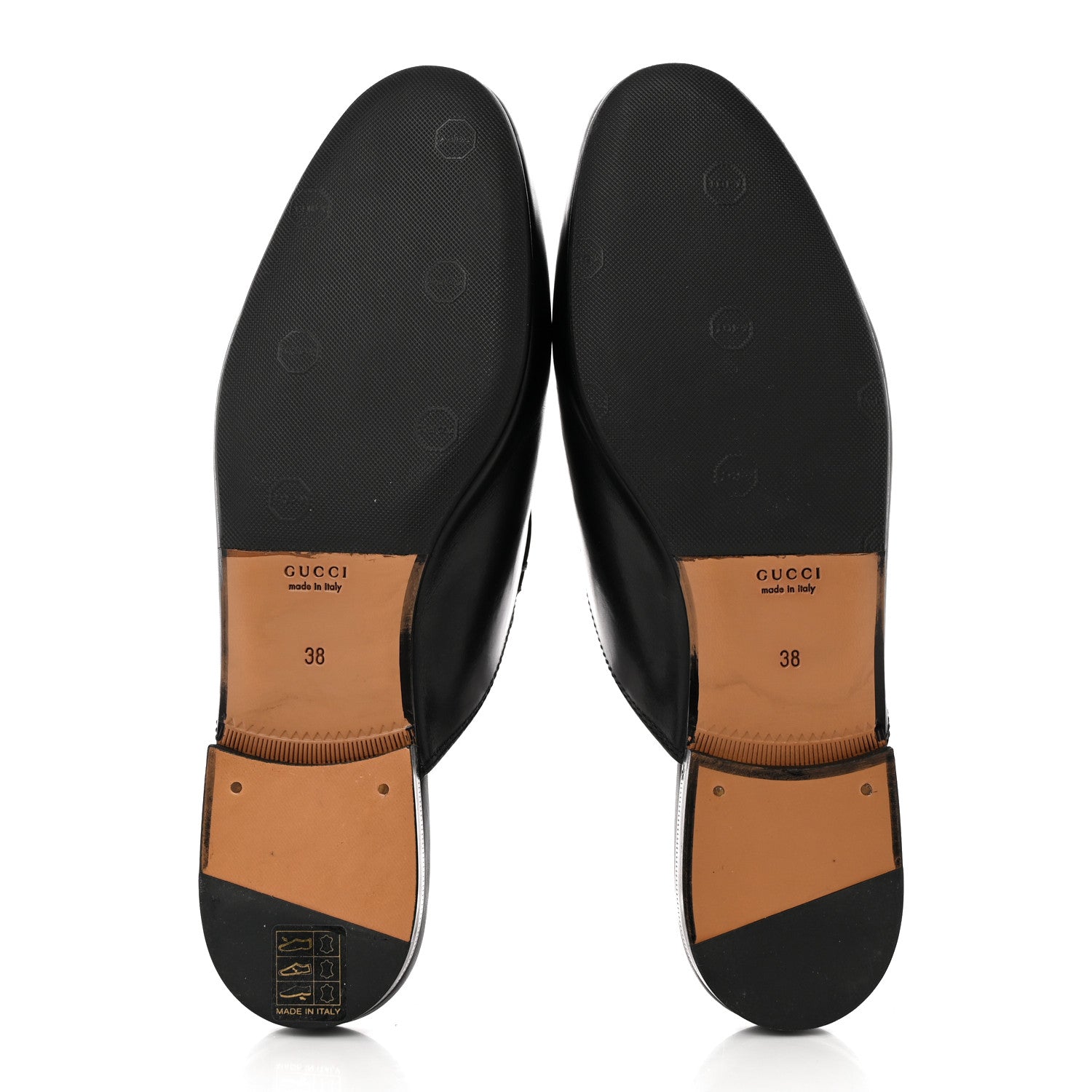 Gucci Calfskin Womens Princetown Slippers 38 Black 5 of 20