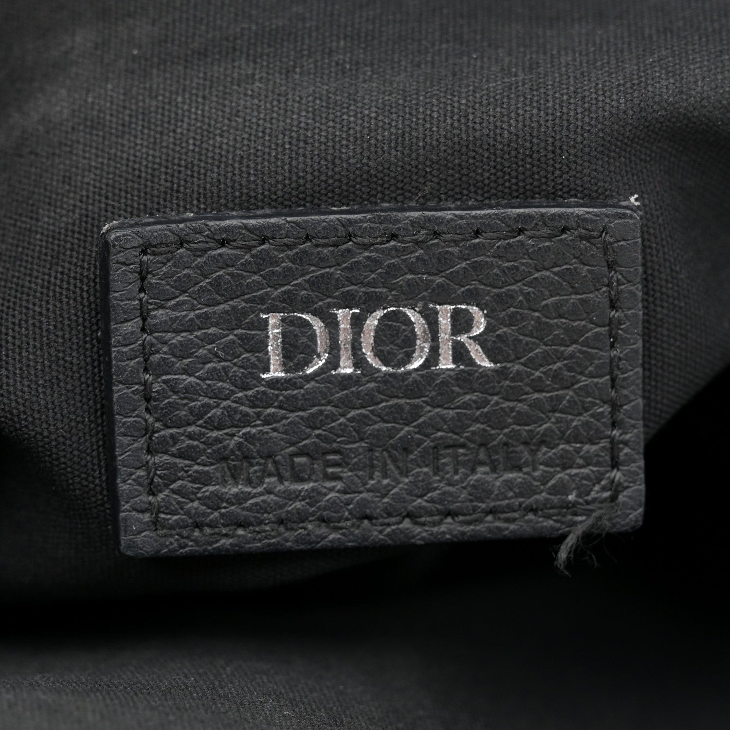 Christian Dior Oblique Mens Saddle Bag Blue 6 of 10