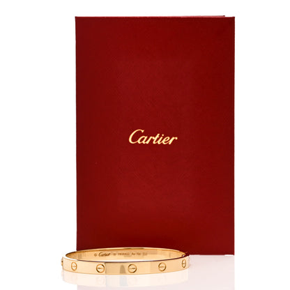Cartier 18K Yellow Gold LOVE Bracelet 18 6 of 6