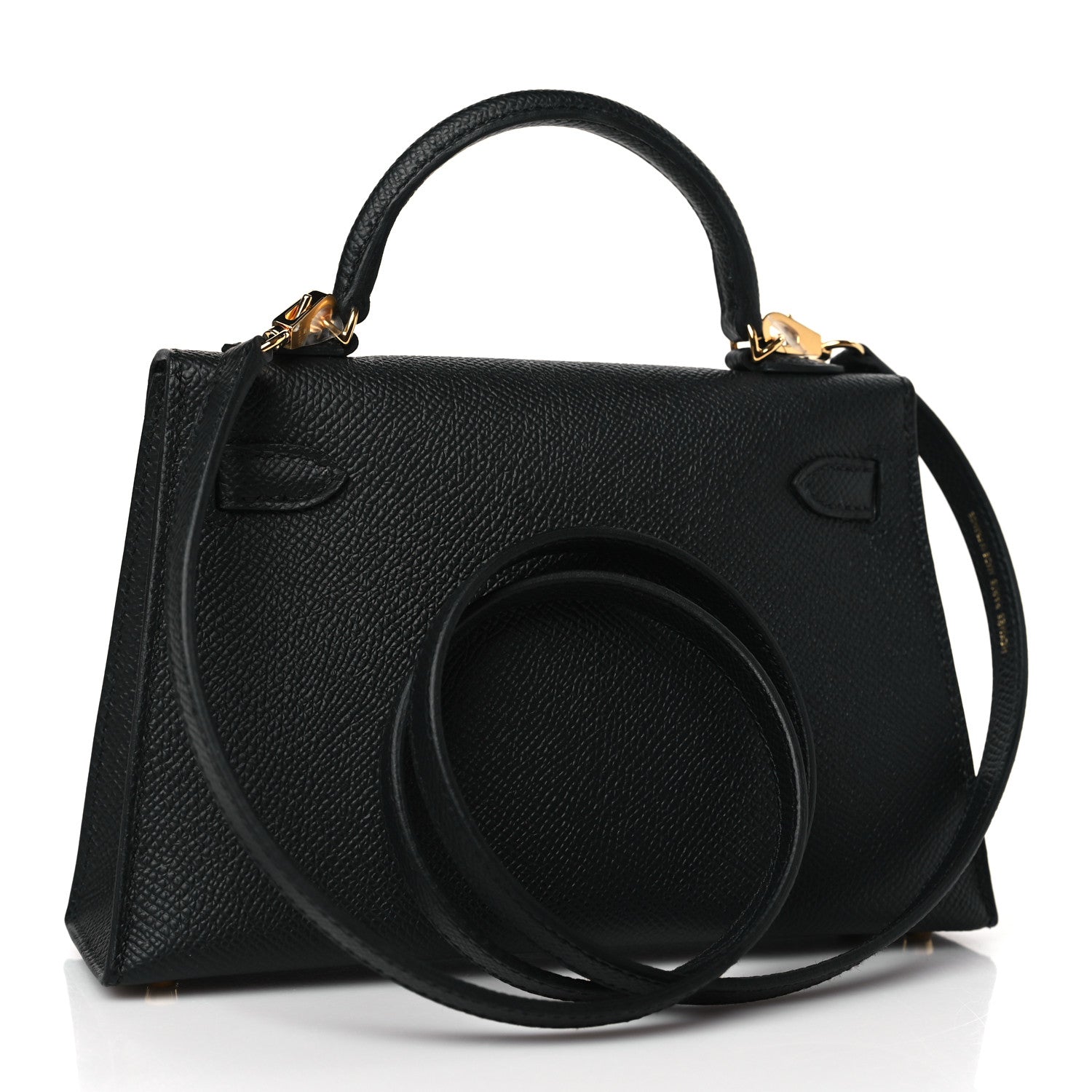 Hermes Epsom Mini Kelly Sellier 20 Black 3 of 10