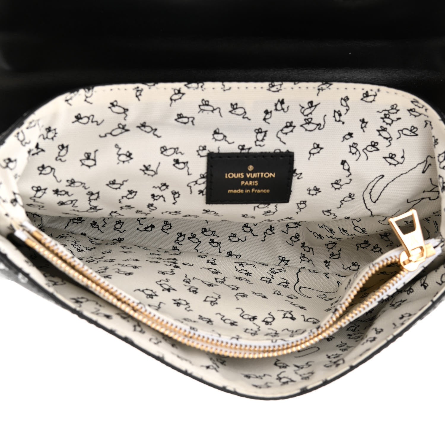 Louis Vuitton Epi Catogram Cat Bag Orange Black 5 of 8