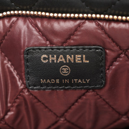 Chanel Lambskin Quilted CC Beauty Clutch Black 7 of 12