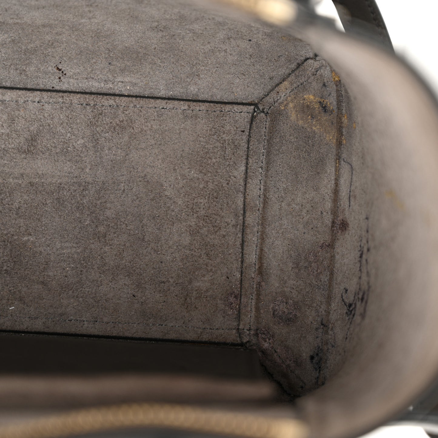 Smooth Calfskin Micro Belt Bag Grey