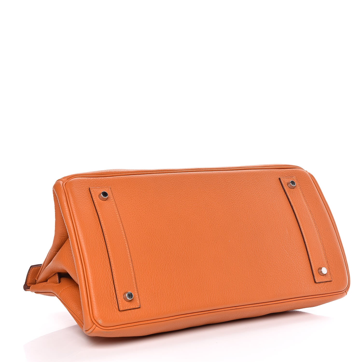Hermes Taurillon Clemence JPG Birkin 42 Orange 4 of 11