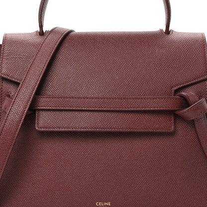 Celine Grained Calfskin Micro Belt Bag Plum 8 of 11