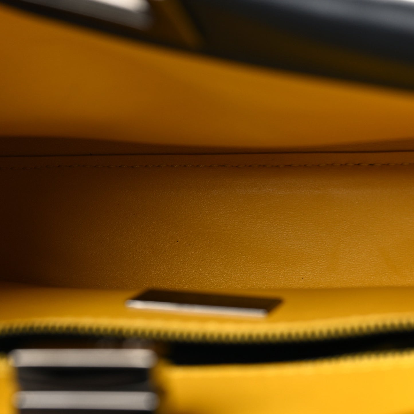Nappa FF Mini Peekaboo Iconic Satchel Black Sunflower