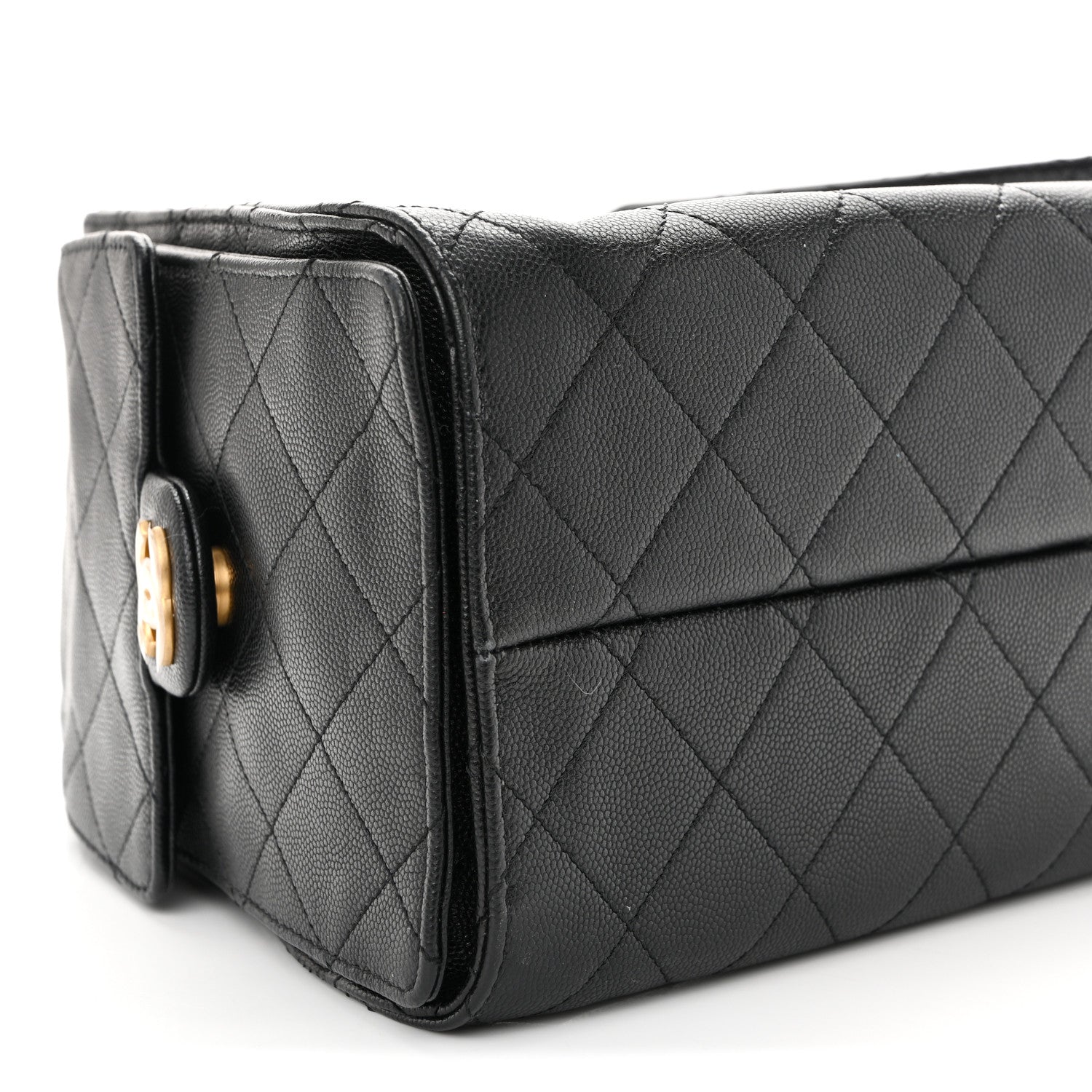Chanel Caviar Quilted Small Chanel 25 Handbag Black 9 of 10