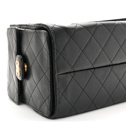 Chanel Caviar Quilted Small Chanel 25 Handbag Black 9 of 10