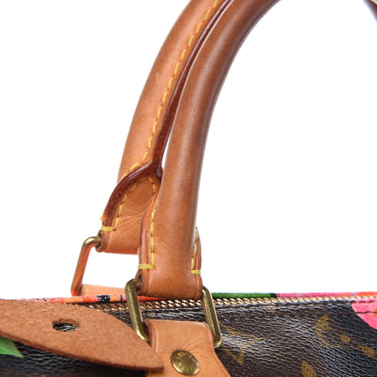 Louis Vuitton Monogram Roses Speedy 30 13 of 16