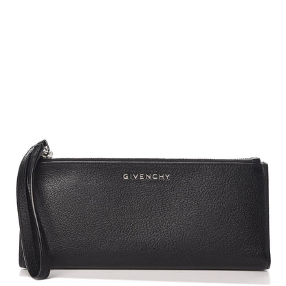 Givenchy Sugar Goatskin Pandora Double Zip Wallet Black 1 of 8