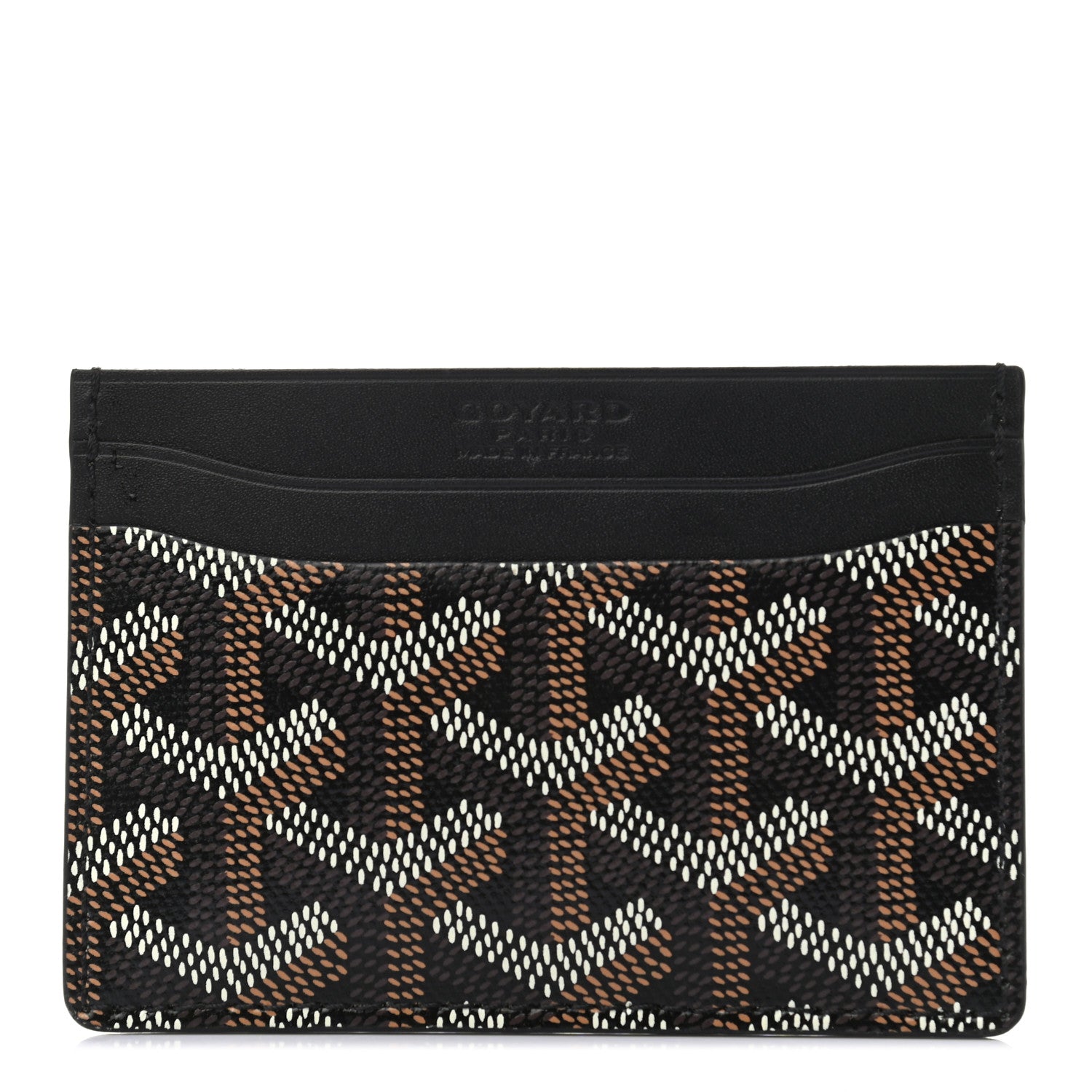 Goyard Goyardine Saint Sulpice Card Holder Black 2 of 12