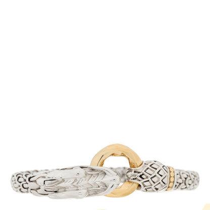 John Hardy Sterling Silver 18K Yellow Gold 6mm Naga Dragon Bracelet 2 of 4