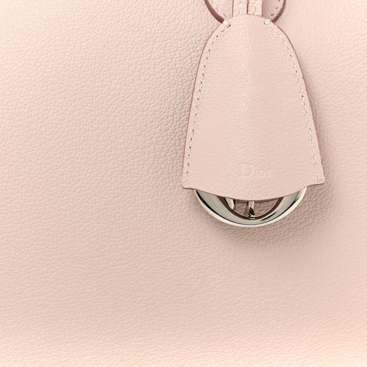 Christian Dior Supple Grained Calfskin Large Open Bar Tote Rose Poudre 8 of 17