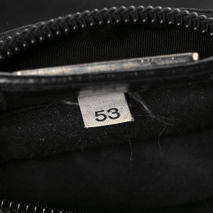 Prada Tessuto Nylon Saffiano Flat Messenger Bag Black 6 of 11
