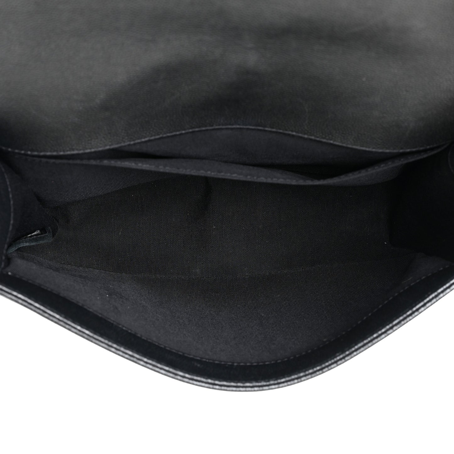 Caviar Quilted Medium Boy Flap So Black
