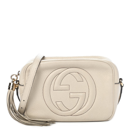 Gucci Pebbled Calfskin Small Soho Disco Bag Off White 1 of 12