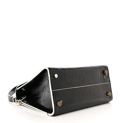 Christian Dior Crinkled Calfskin Medium Diorever Flap Black 4 of 15