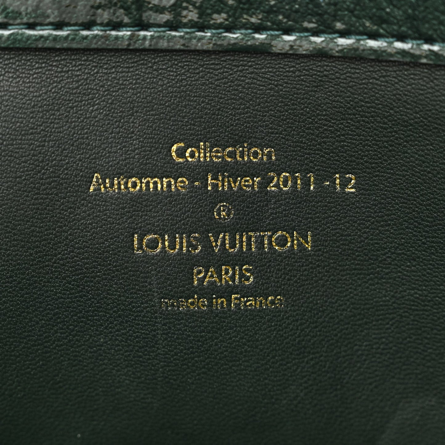 Patent Lambskin Fascination Lockit Vert Fonce