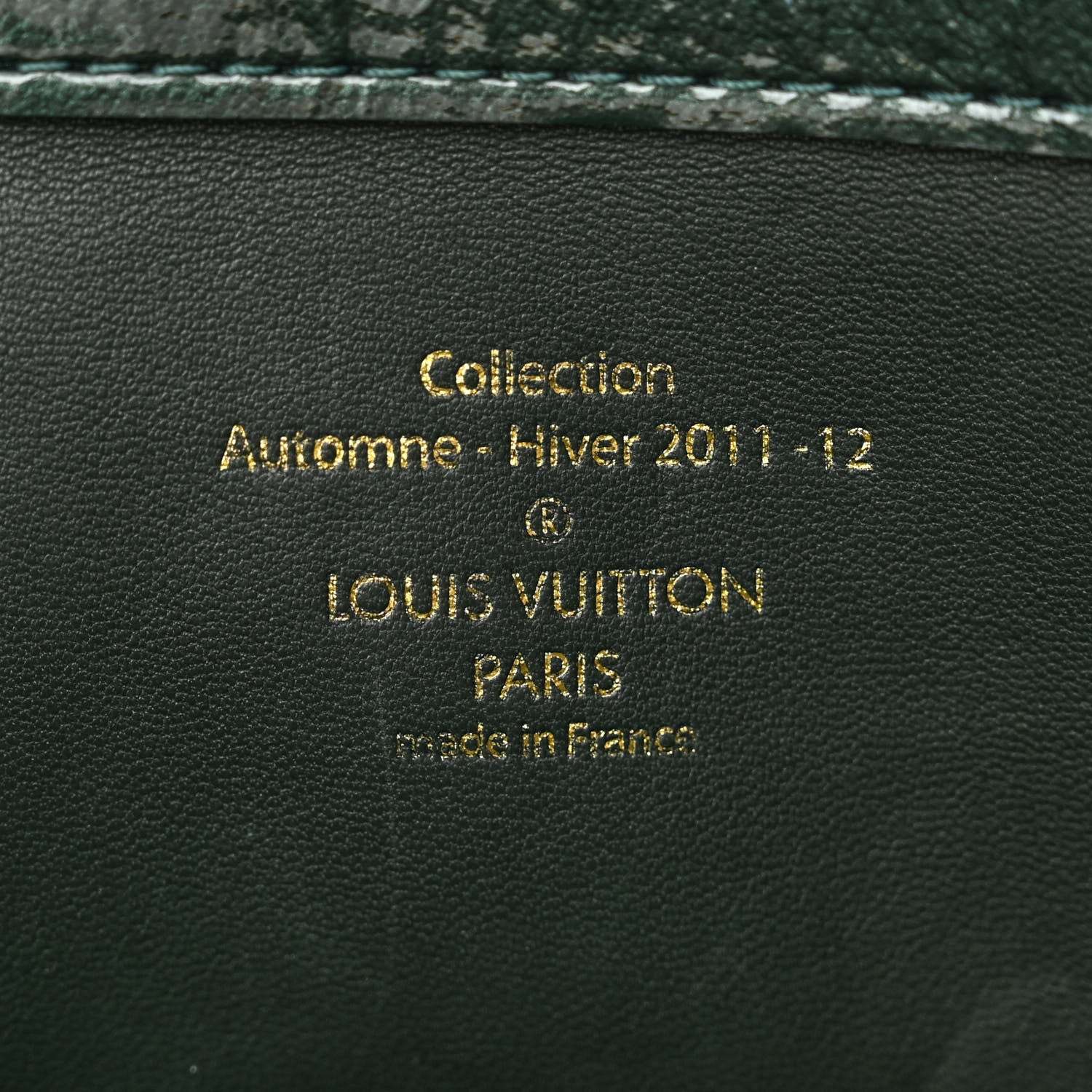 Louis Vuitton Patent Lambskin Fascination Lockit Vert Fonce 6 of 9