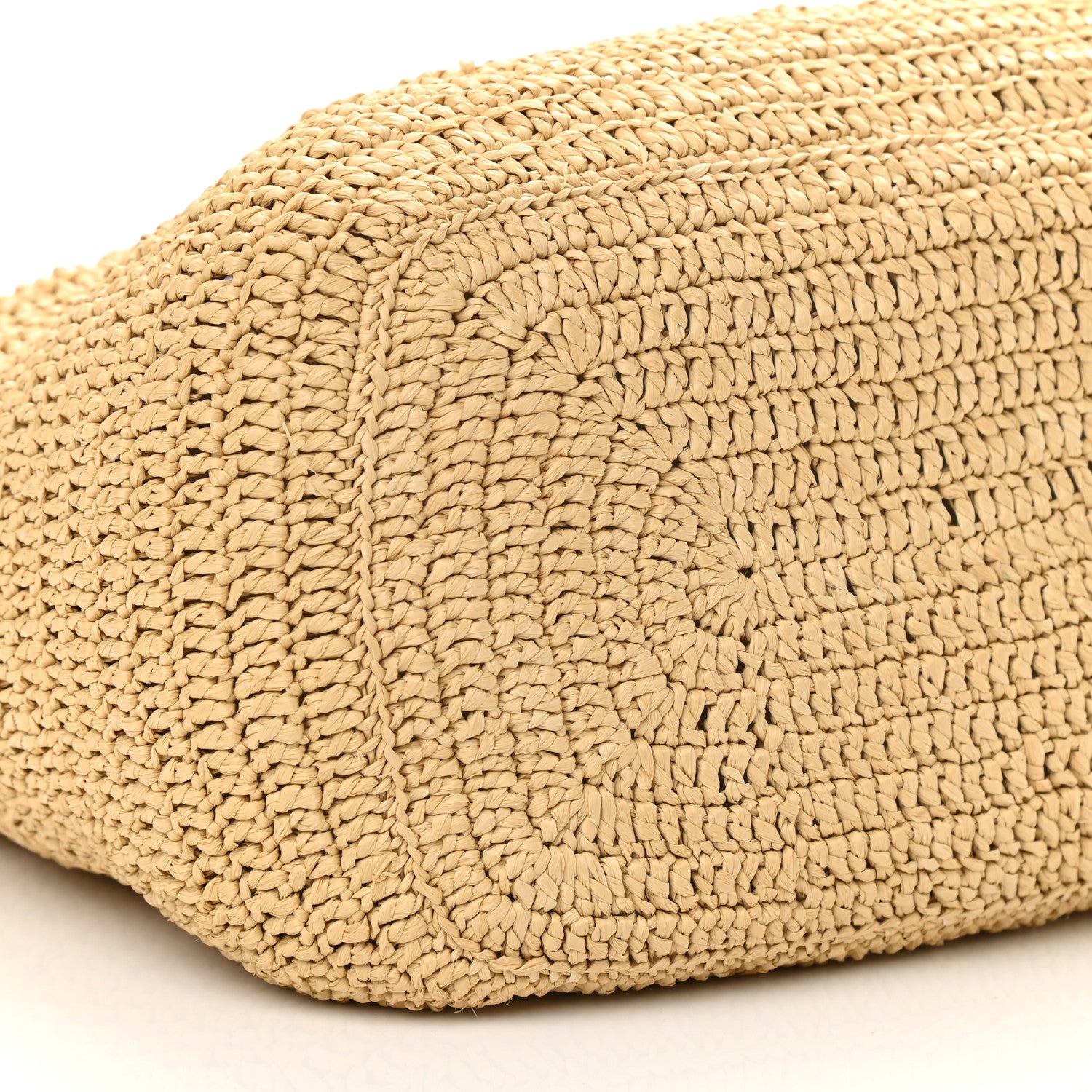 Saint Laurent Raffia Monogram Hobo Naturale 9 of 10