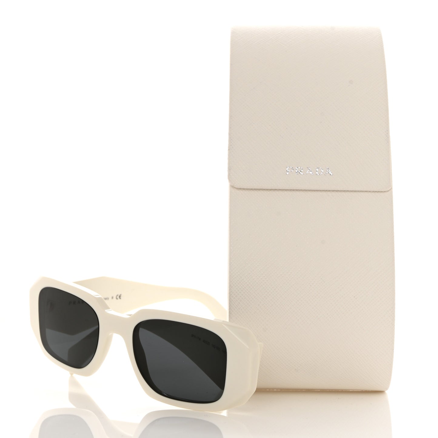 Acetate Symbole Sunglasses SPR 17W White
