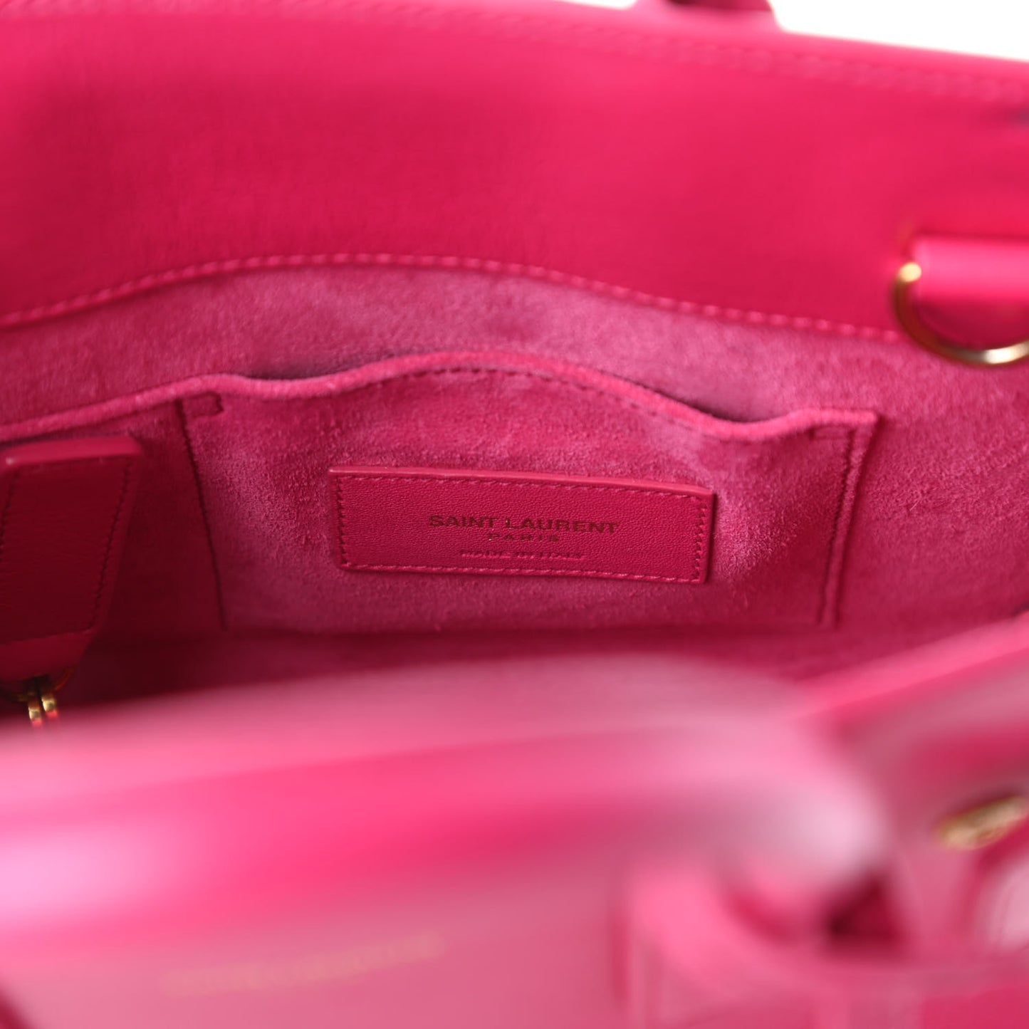 Calfskin Nano Sac De Jour Lipstick Fuchsia