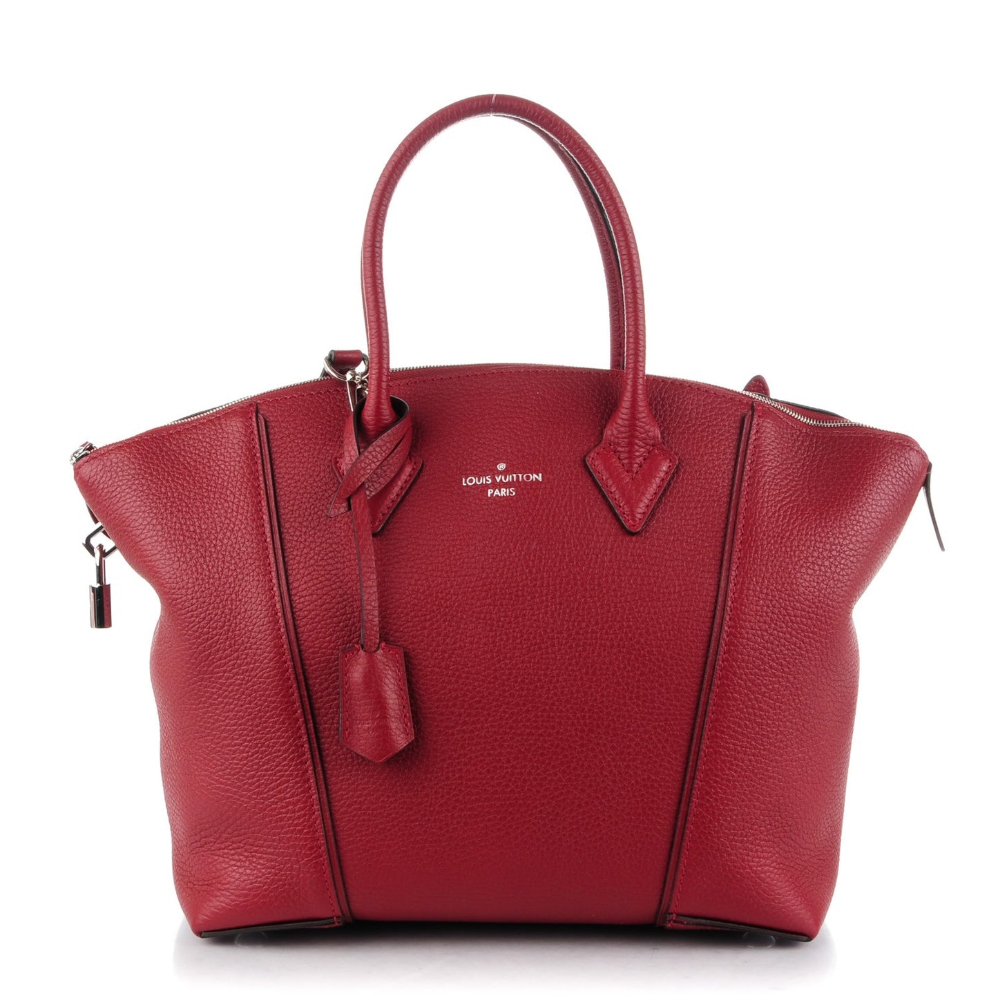 Cuir Taurillon Soft Lockit PM Griotte