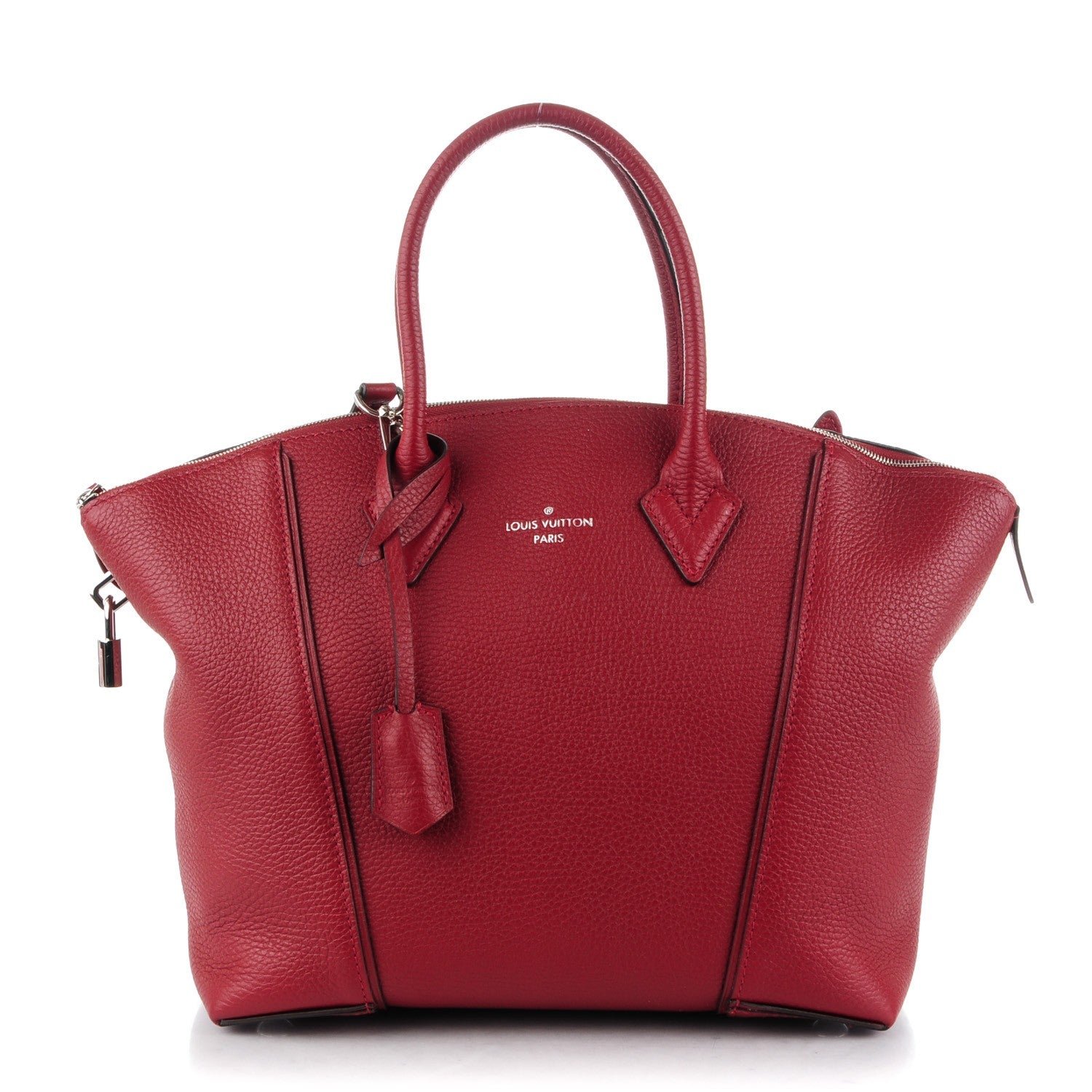 Louis Vuitton Cuir Taurillon Soft Lockit PM Griotte 1 of 7