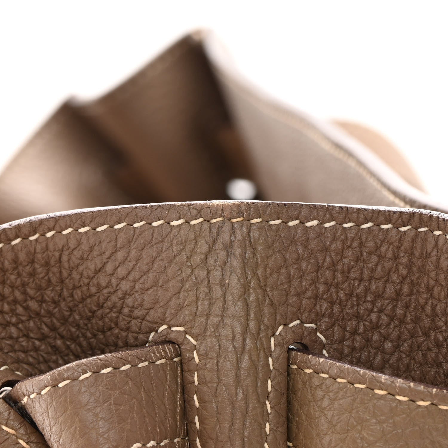 Hermes Togo Kelly Retourne 35 Etoupe 25 of 31