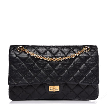 Chanel Aged Calfskin Quilted 2.55 Reissue 226 Flap Black 1 of 8