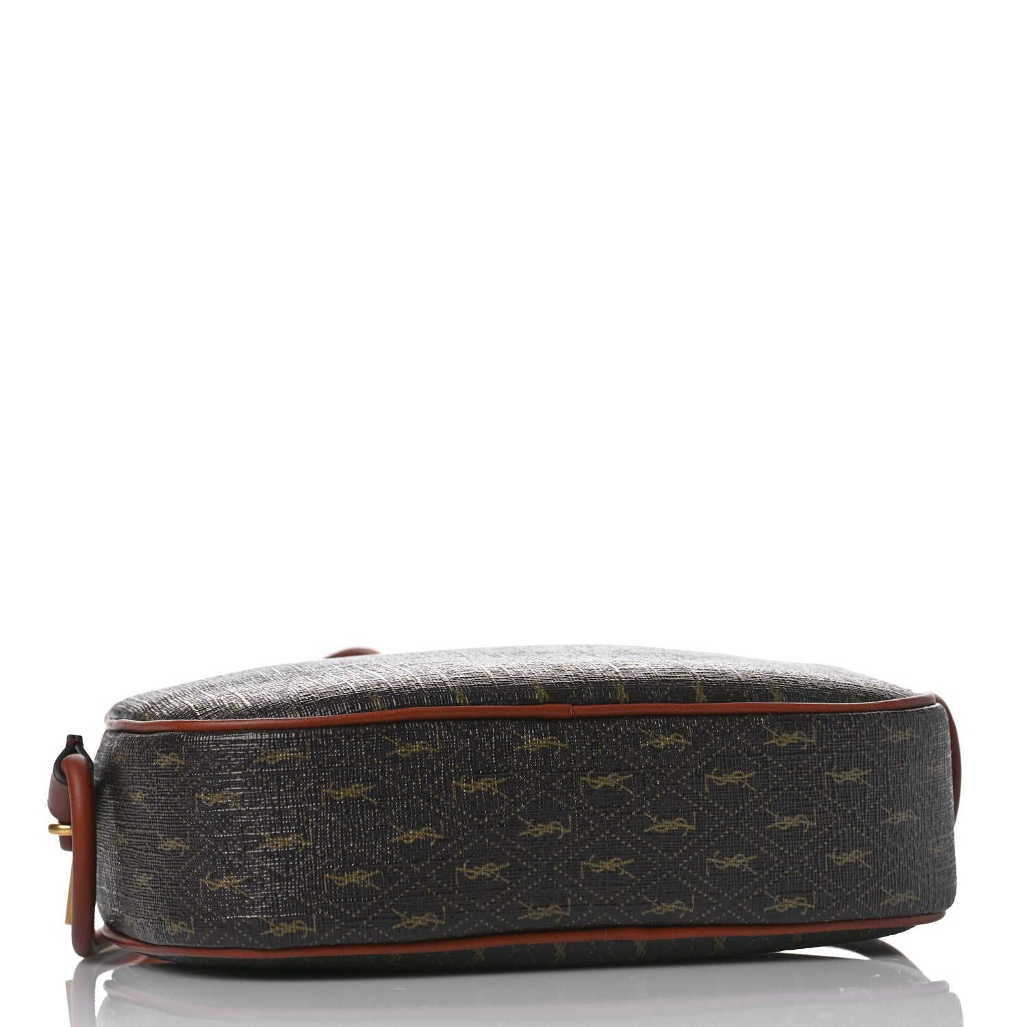 Saint Laurent Canvas Smooth Calfskin Le Monogramme Small Camera Bag Chestnut 4 of 8