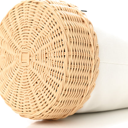 Prada Wicker Canvas Bucket Bag Naturale 10 of 10