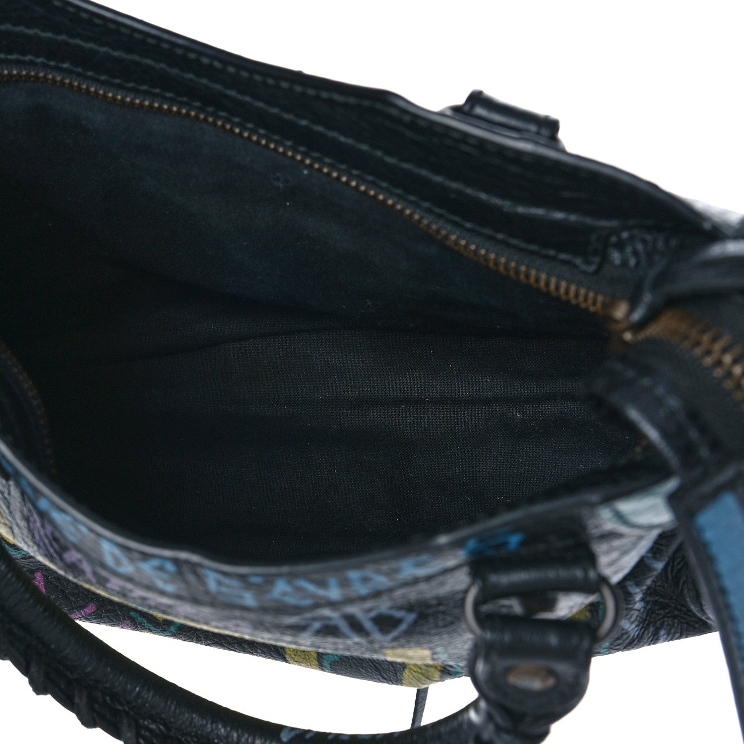 Balenciaga Agneau Arena Graffiti All Over Classic Hardware Mini City Black Multicolor 5 of 9