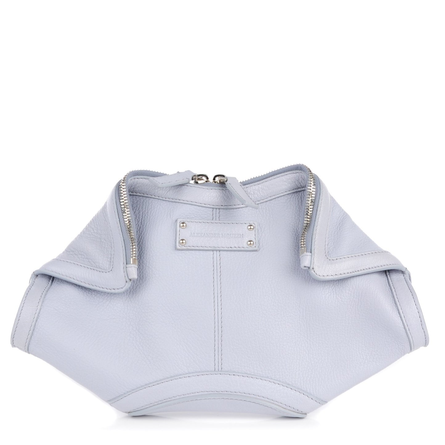 Calfskin De Manta Clutch Cloud Blue