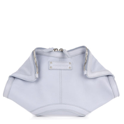 Alexander McQueen Calfskin De Manta Clutch Cloud Blue 1 of 7