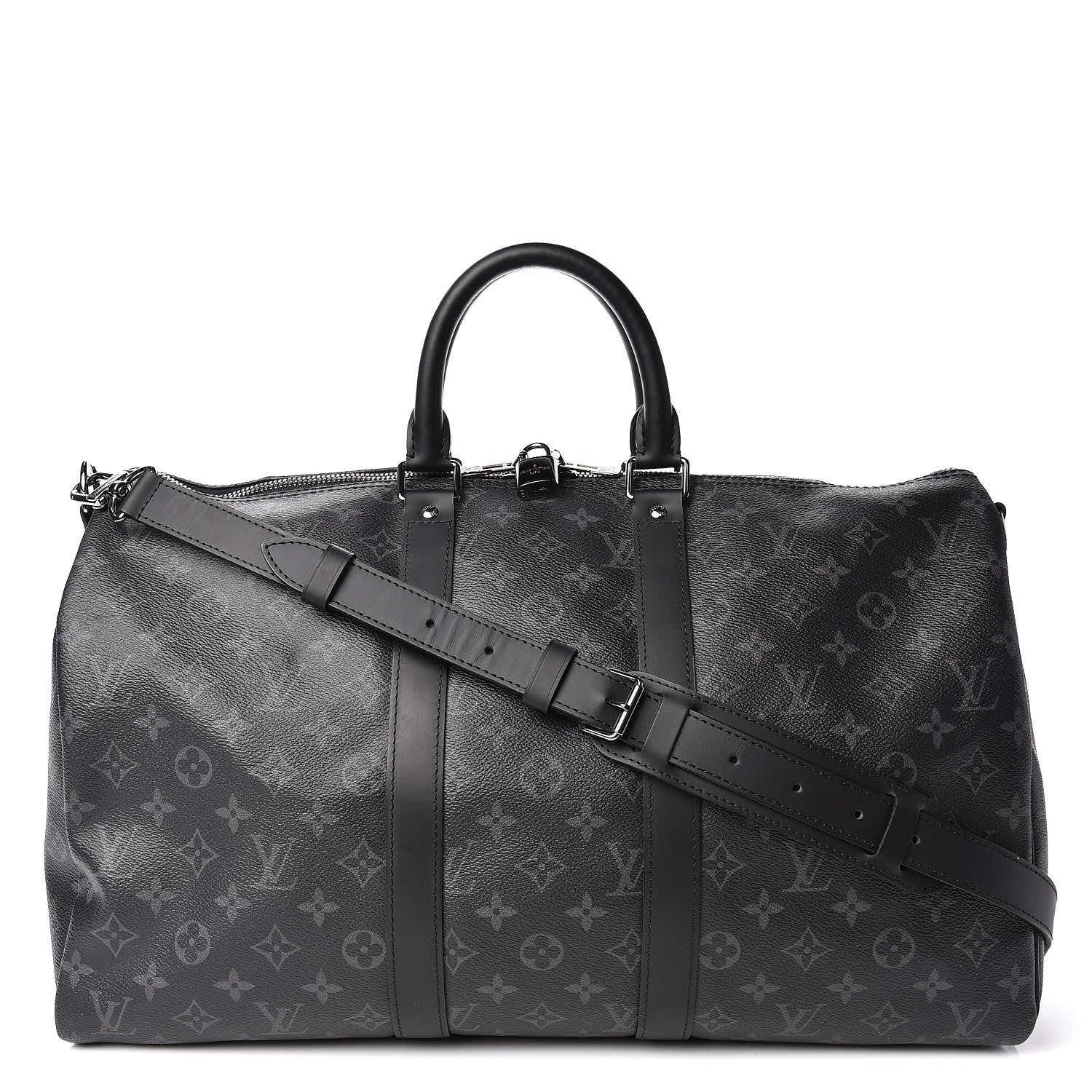 Louis Vuitton Monogram Eclipse Keepall Bandouliere 45 1 of 11