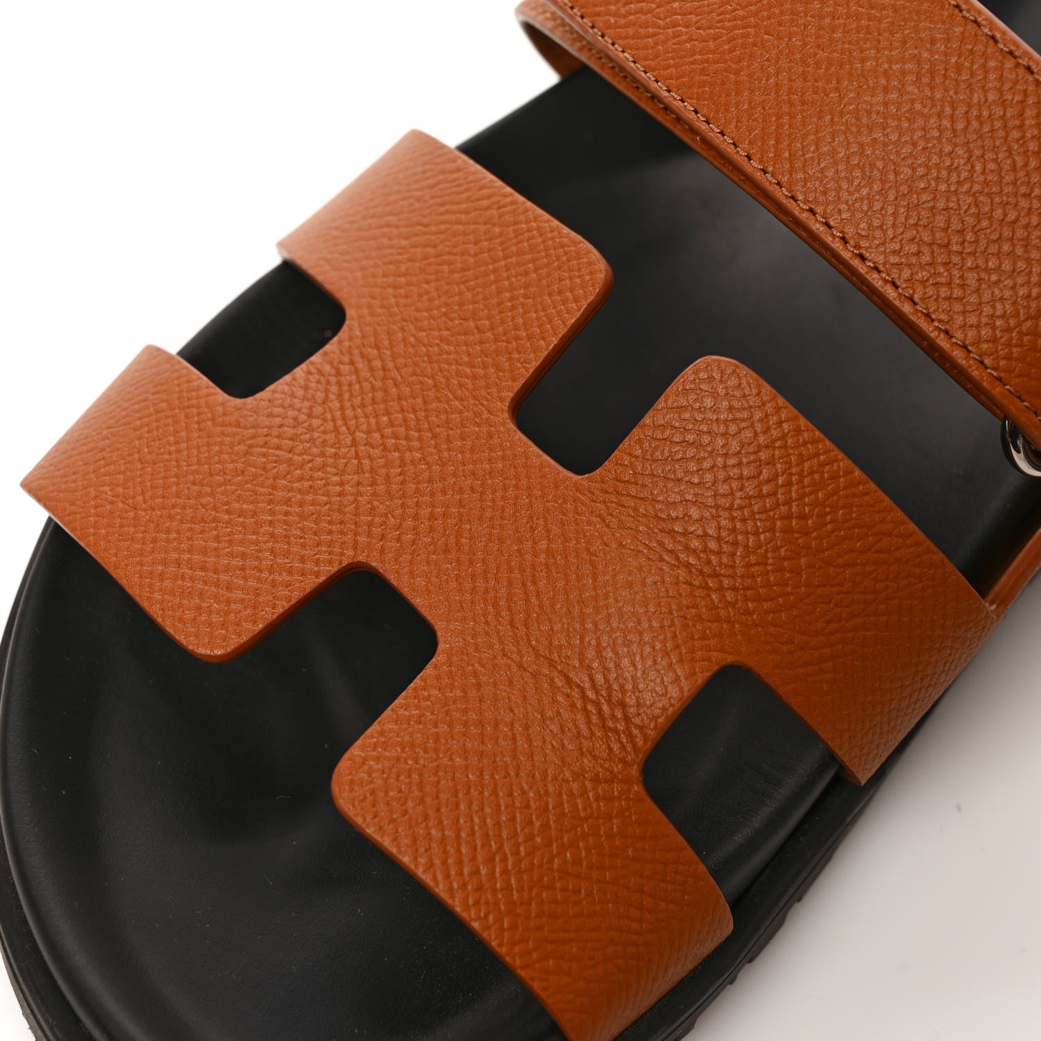 Hermes Epsom Womens Chypre Sandals 36 Natural 9 of 10