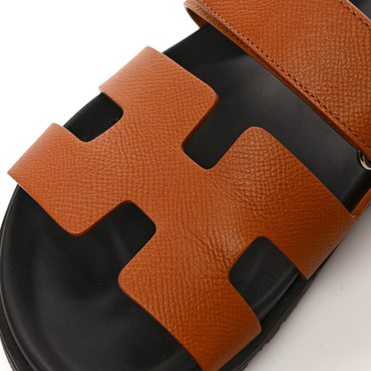 Hermes Epsom Womens Chypre Sandals 36 Natural 9 of 10