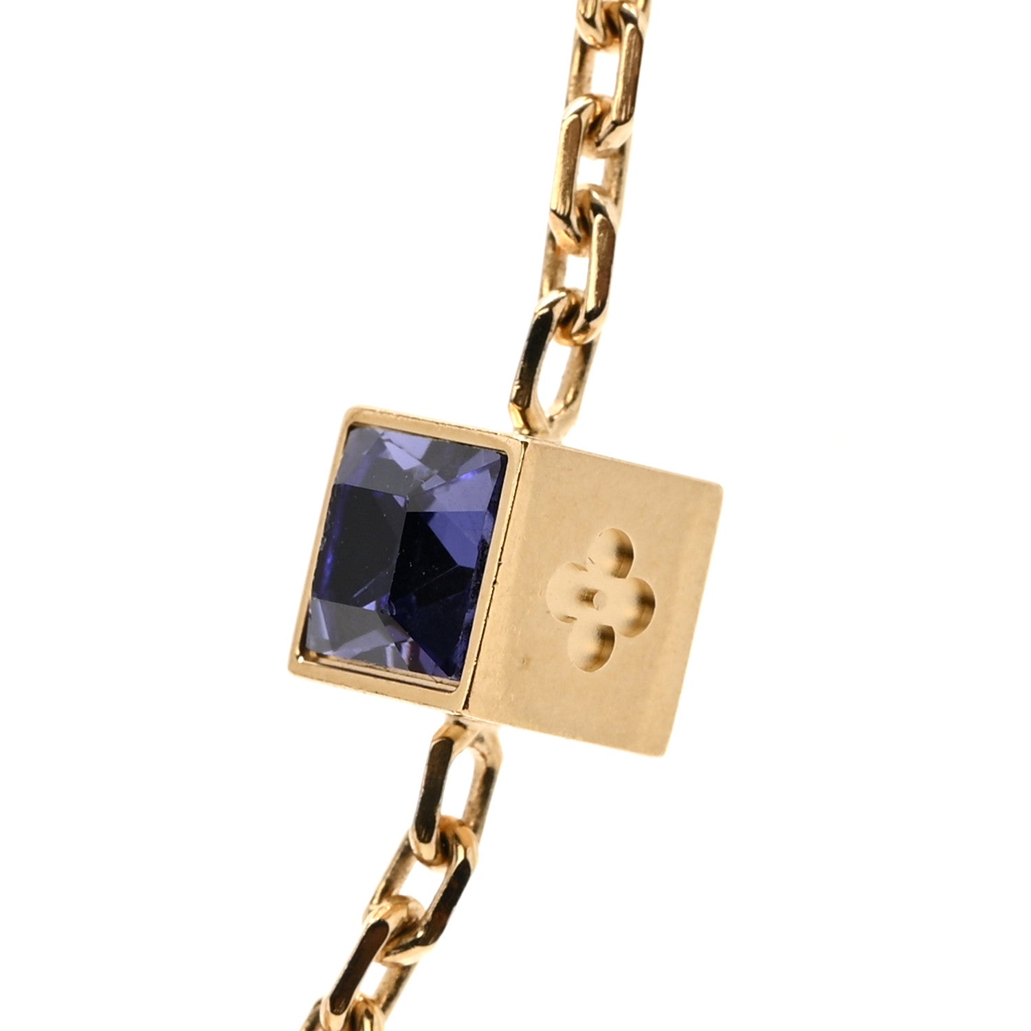 Louis Vuitton Swarovski Gamble Short Necklace Azur 7 of 8