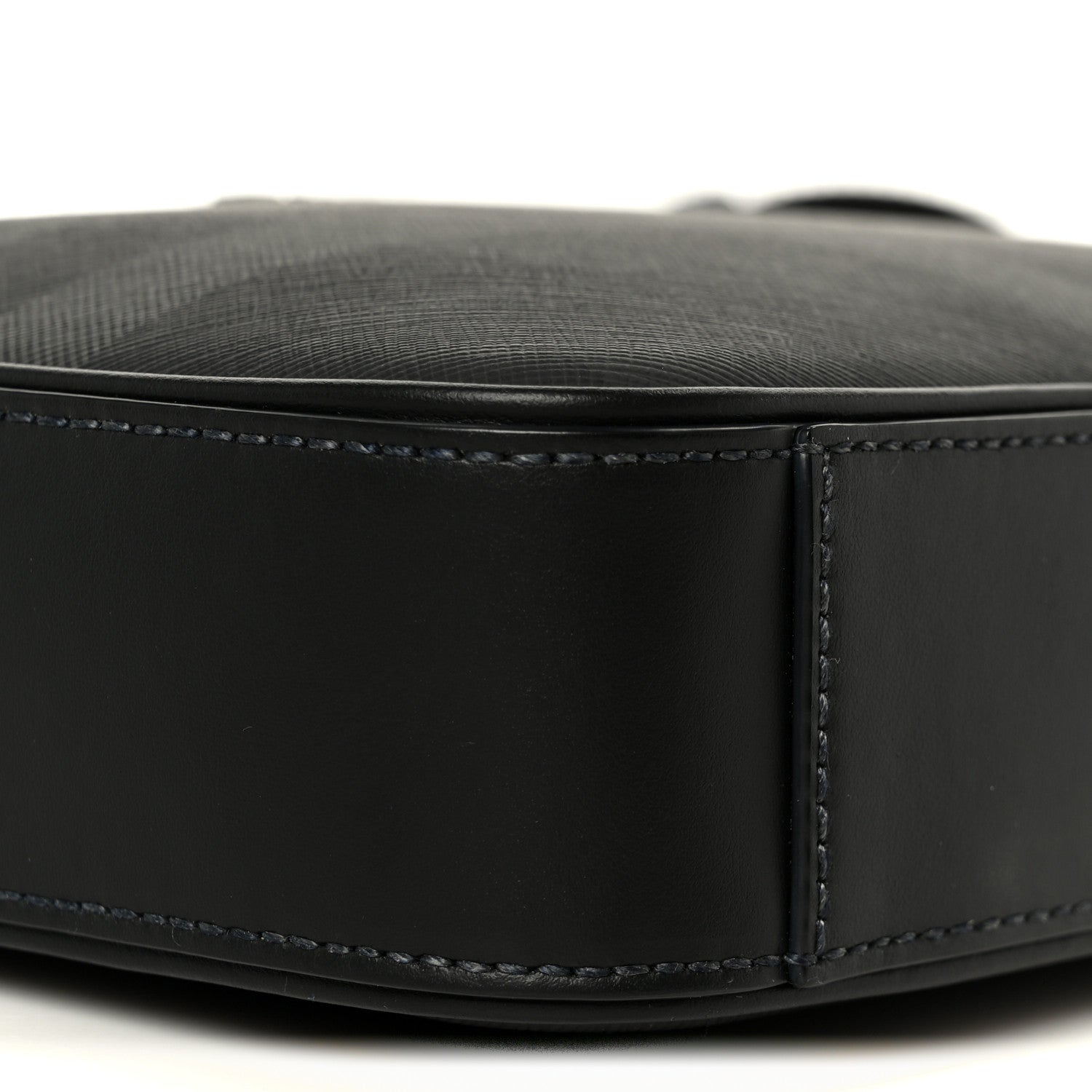 Burberry Coated Canvas Calfskin Check Muswell Bag Charcoal 10 of 11