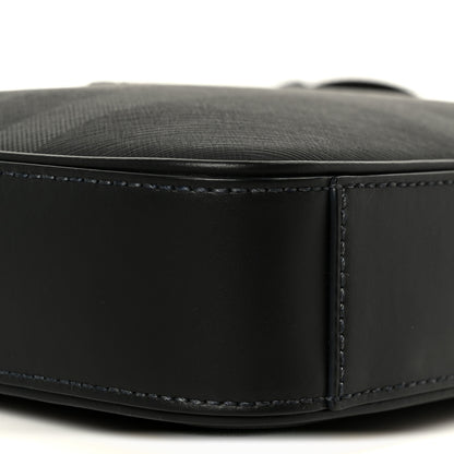 Burberry Coated Canvas Calfskin Check Muswell Bag Charcoal 10 of 11