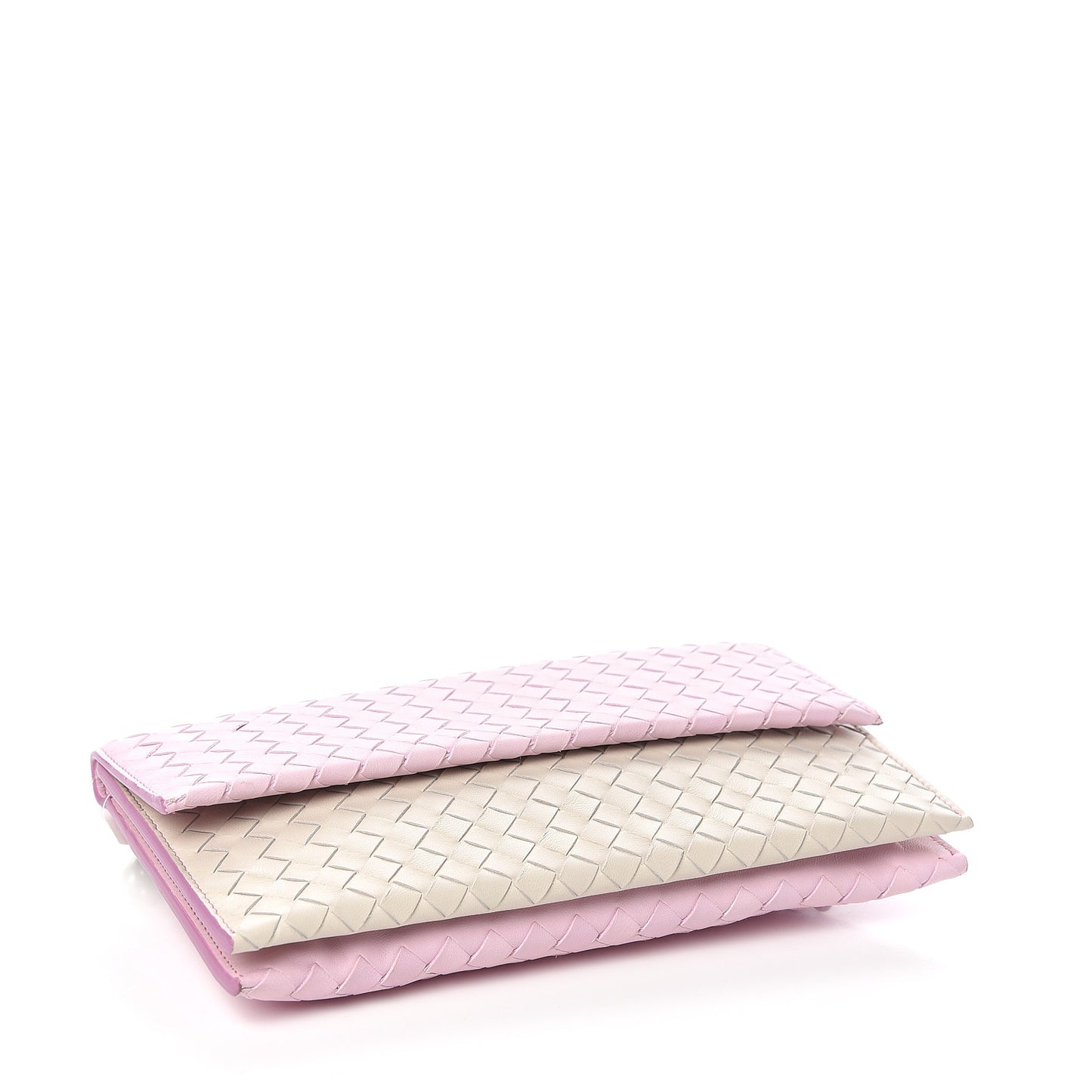 Nappa Intrecciato Wallet Bag Dragee Mist Twilight