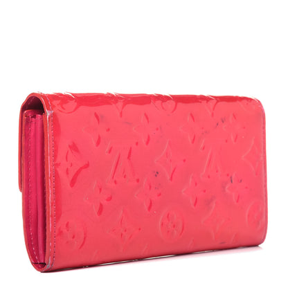 Louis Vuitton Vernis Sarah Wallet Rose Pop 3 of 19