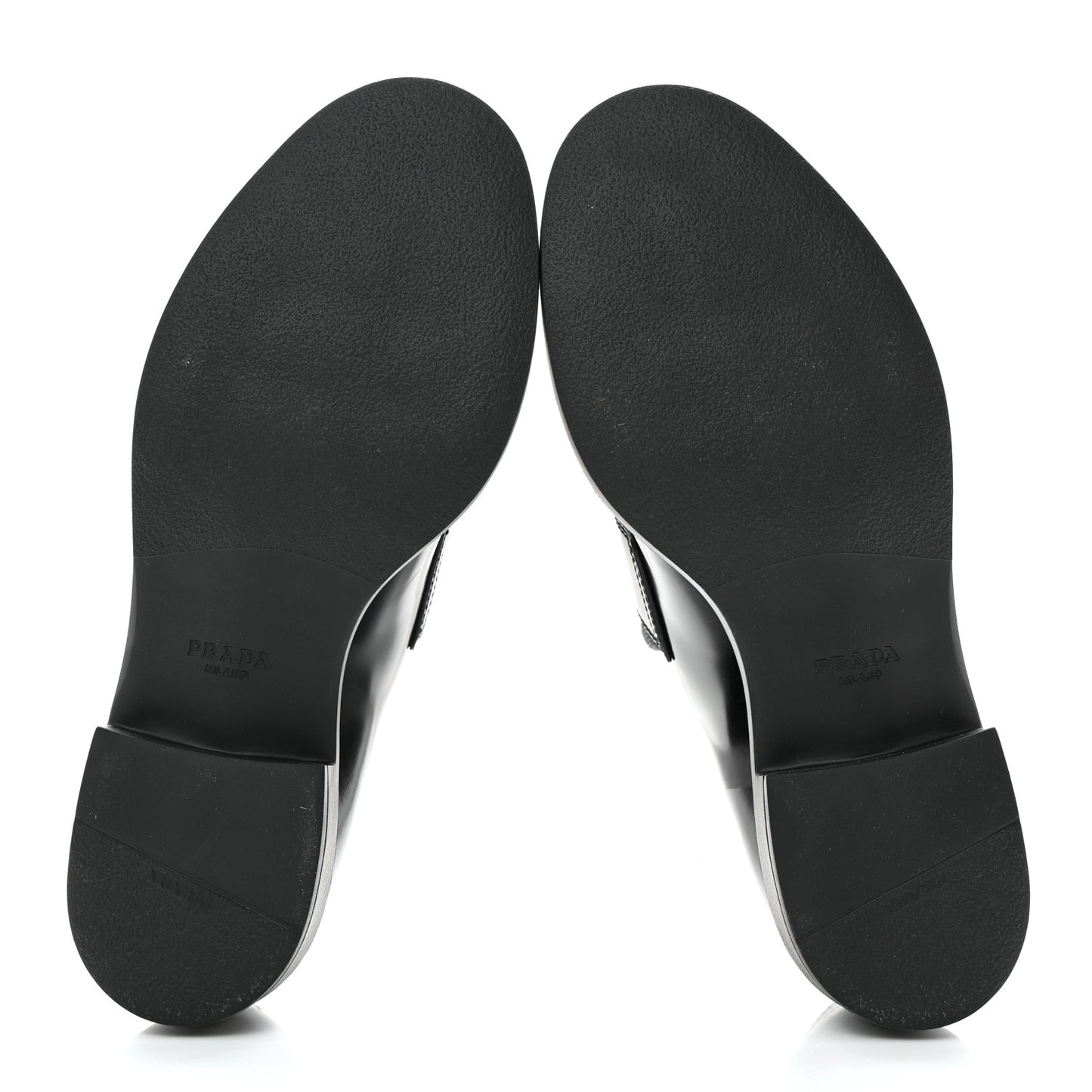 Spazzolato Metal Triangle Logo 50mm Loafers 40 Black