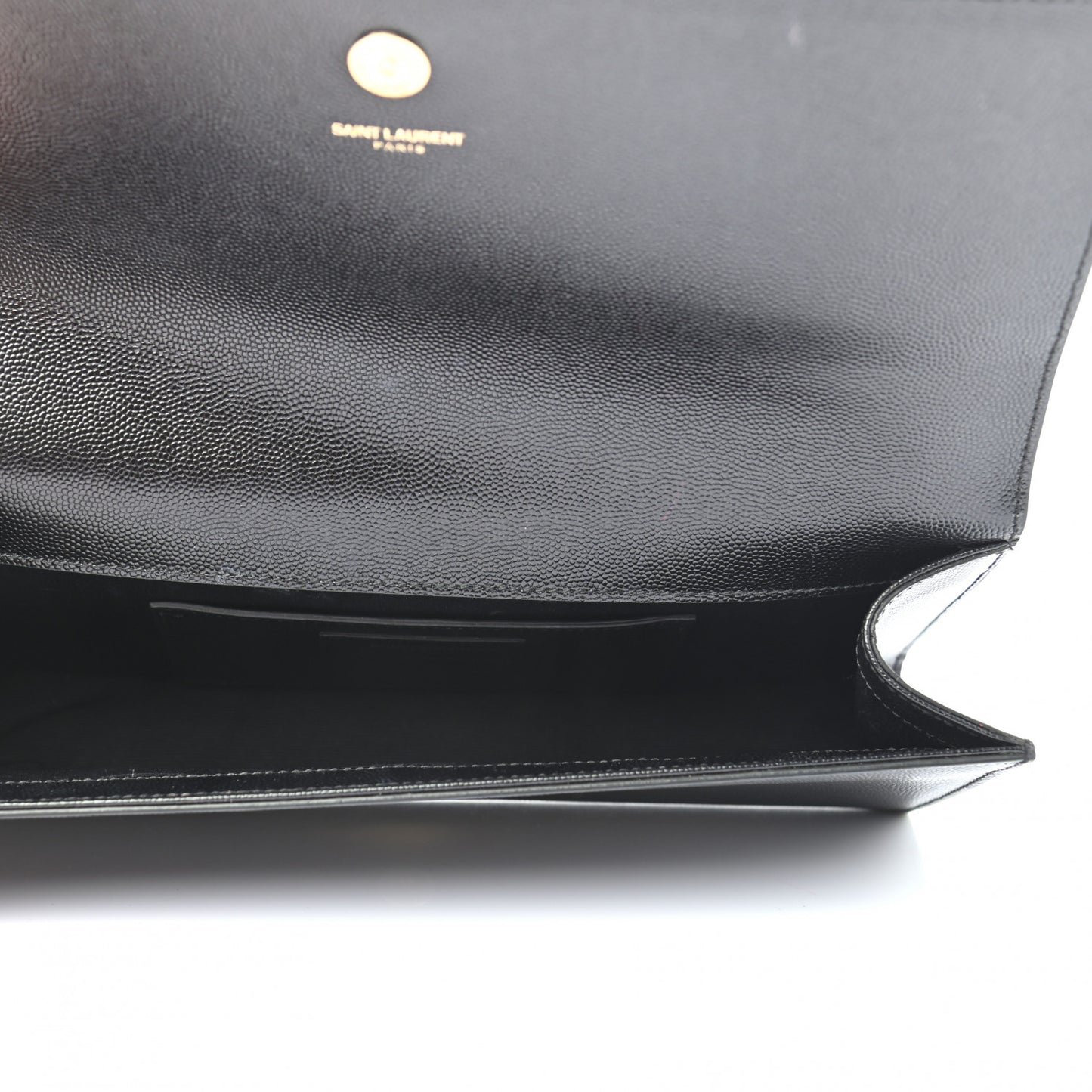 Grain De Poudre Monogram Cassandre Clutch Black