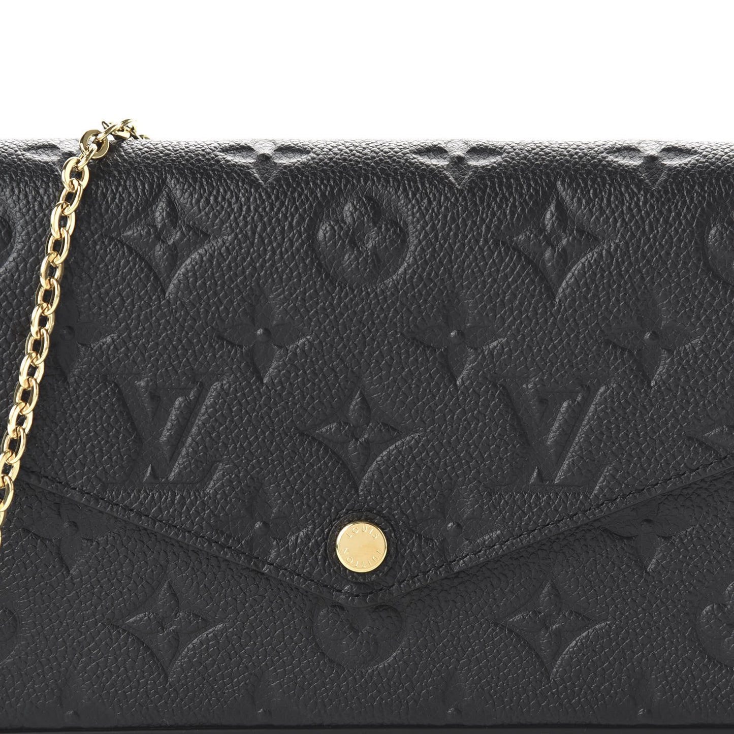 Empreinte Pochette Felicie Chain Wallet Black