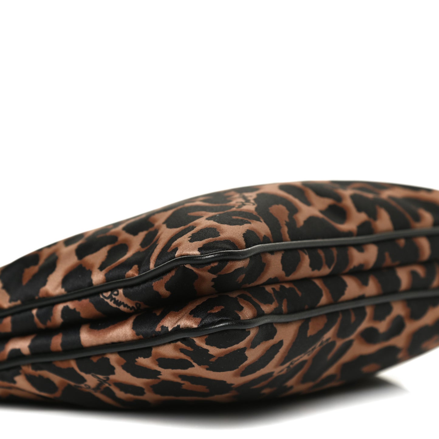 Nylon Leopard Candice Crossbody Bag