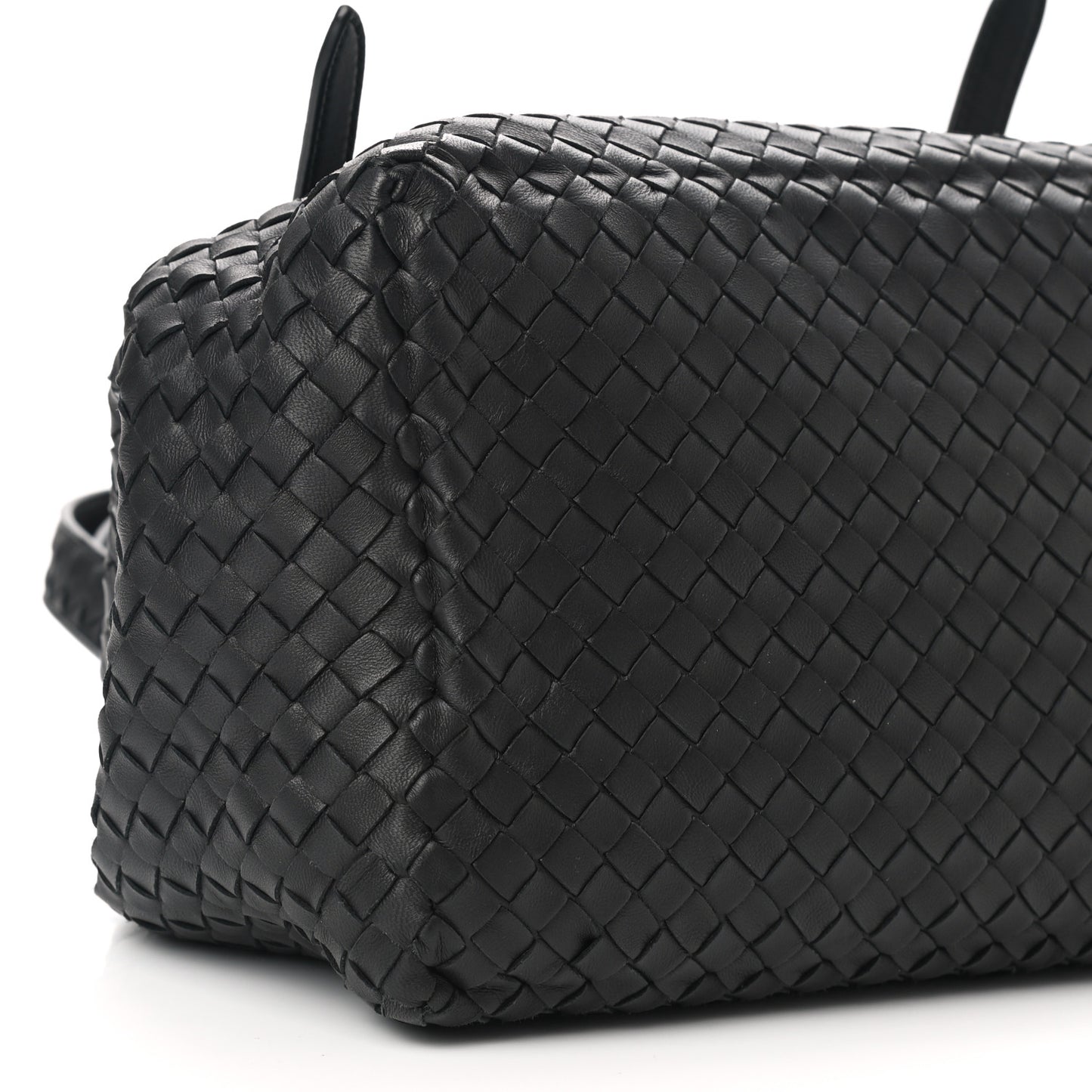 Nappa Intrecciato Medium Seamless Tote Black