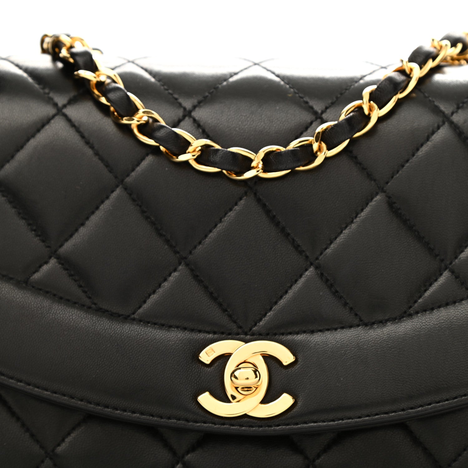 Chanel Lambskin Quilted Small Single Flap Black 8 of 8